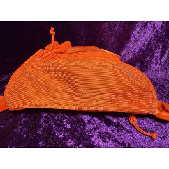 BABOON TO THE MOON Belt Bag Fanny Pack Crossbody Orange Nylon Canvas - Picture 6 of 11